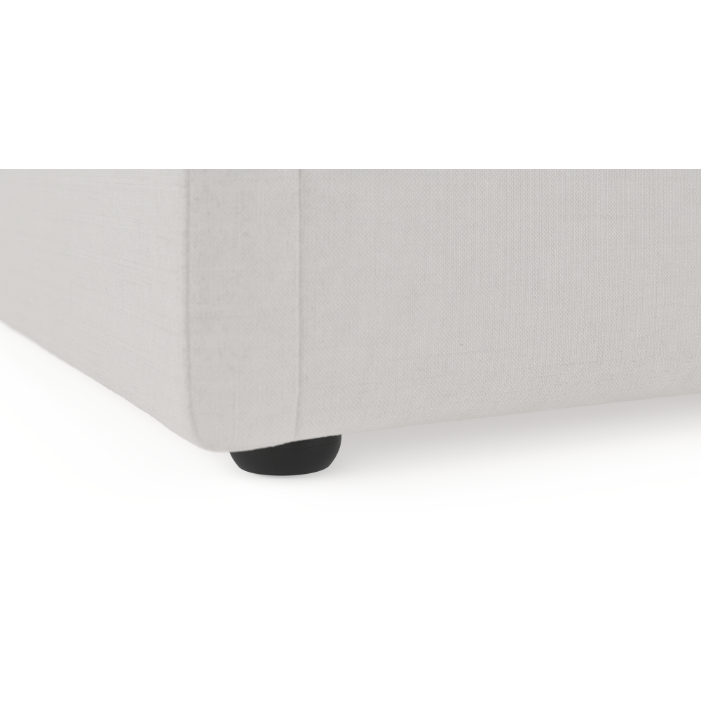 Anderson 3-Seater Sofa in Corinthian White - Modern Living Room Furniture for Small Spaces & Apartments | Perfect for Lounge, Family Room & Home Decor