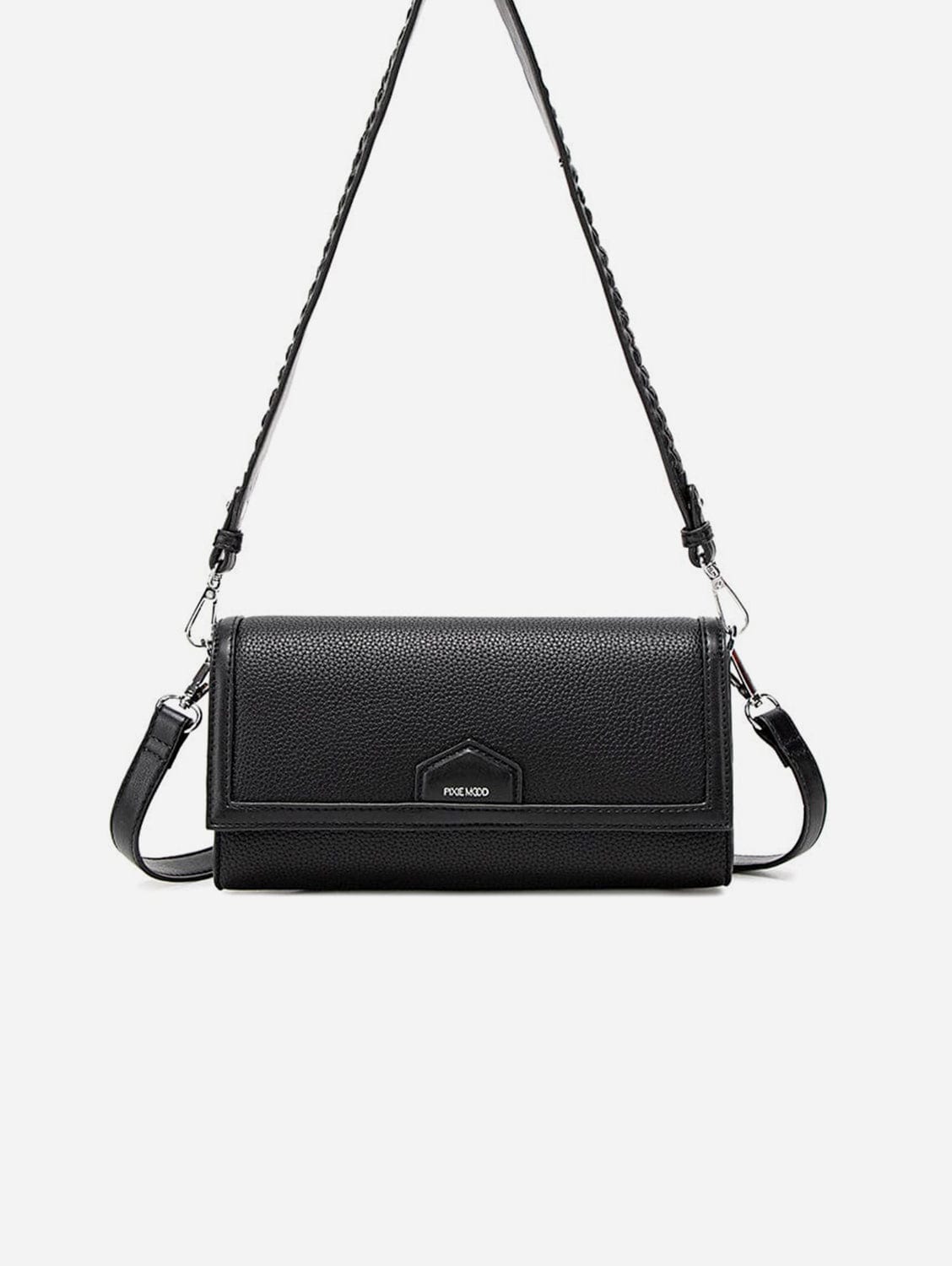 Krista Vegan Leather Shoulder Bag for Women | Black Pebbled Crossbody Purse - Perfect for Work, Travel & Everyday Use