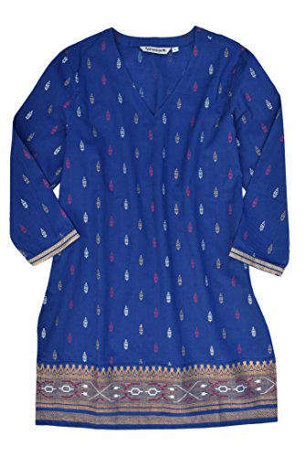 Gold and Silver Print on Navy