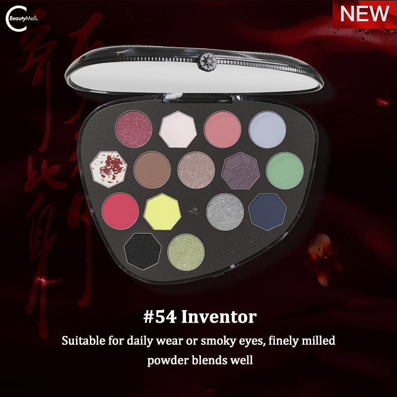 Girlcult 15 Color Eyeshadow Palette - Highly Pigmented Makeup Palette for Women, Long Lasting & Blendable Eyeshadow Set - Perfect for Party, Date Night & Everyday Makeup Looks