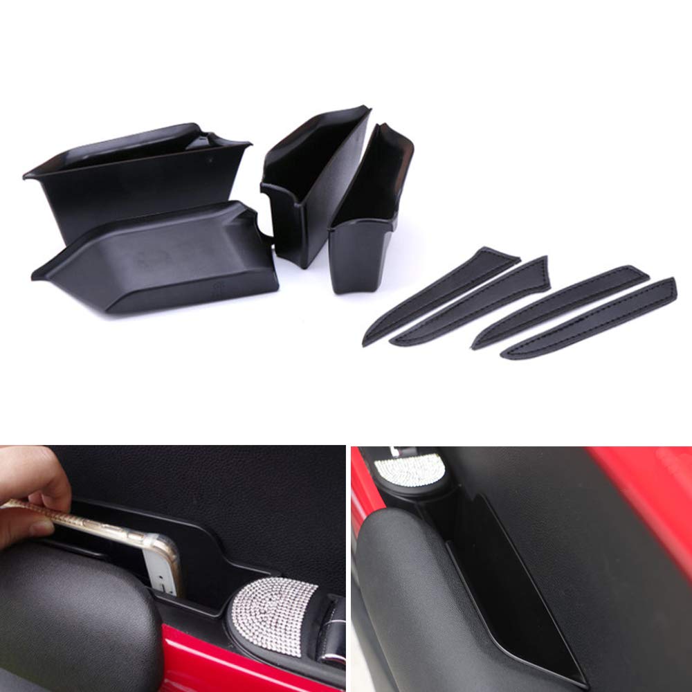 Heinmo Car Door Storage Box Organizer - Interior Door Handle Armrest Storage Tray for Mini Cooper F55 | Perfect for Storing Keys, Phones & Small Items While Driving