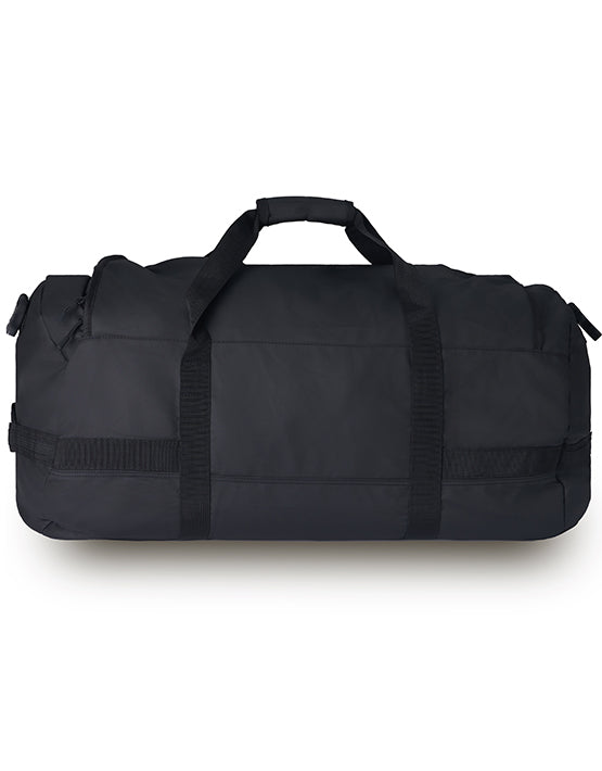 TOSCA Delta TCA973 Barrel Duffle Bag - Large Travel Duffel for Gym, Sports & Weekend Getaways - Water-Resistant Black Carry-On Luggage