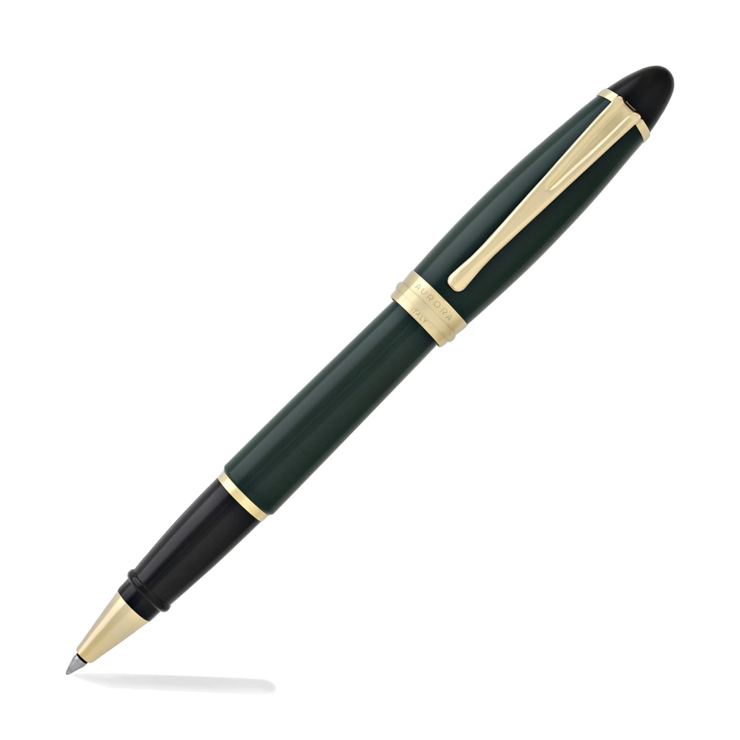 Aurora Ipsilon Green Rollerball Pen - Premium Writing Instrument for Office, School & Gift Giving
