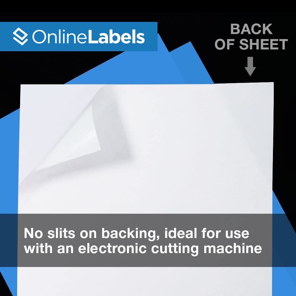 Premium Blue Sticker Paper - 8.5