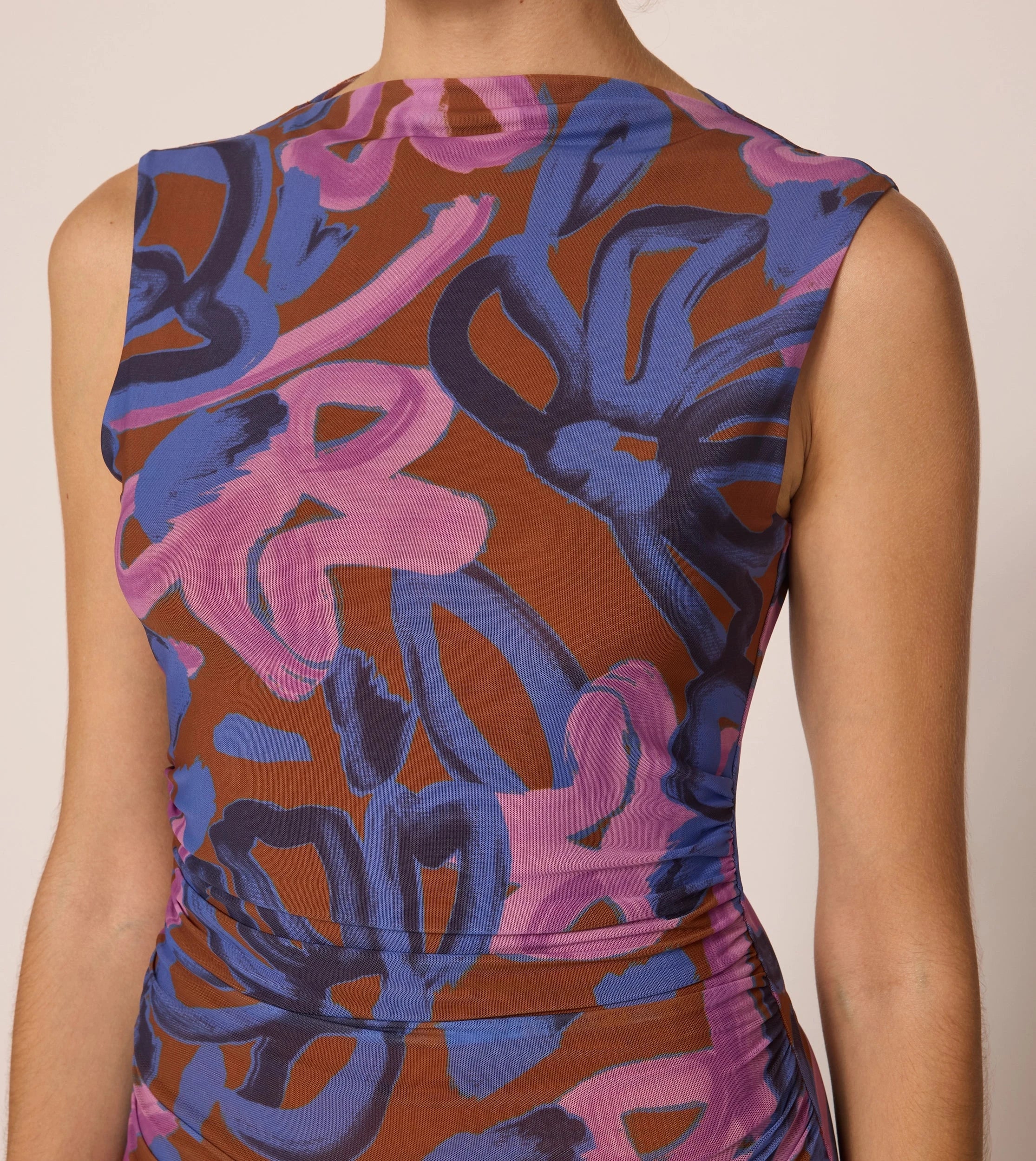 Carrie Midi Dress | Fresco Floral Print Summer Dress for Women | Perfect for Beach Vacations, Date Nights & Office Wear