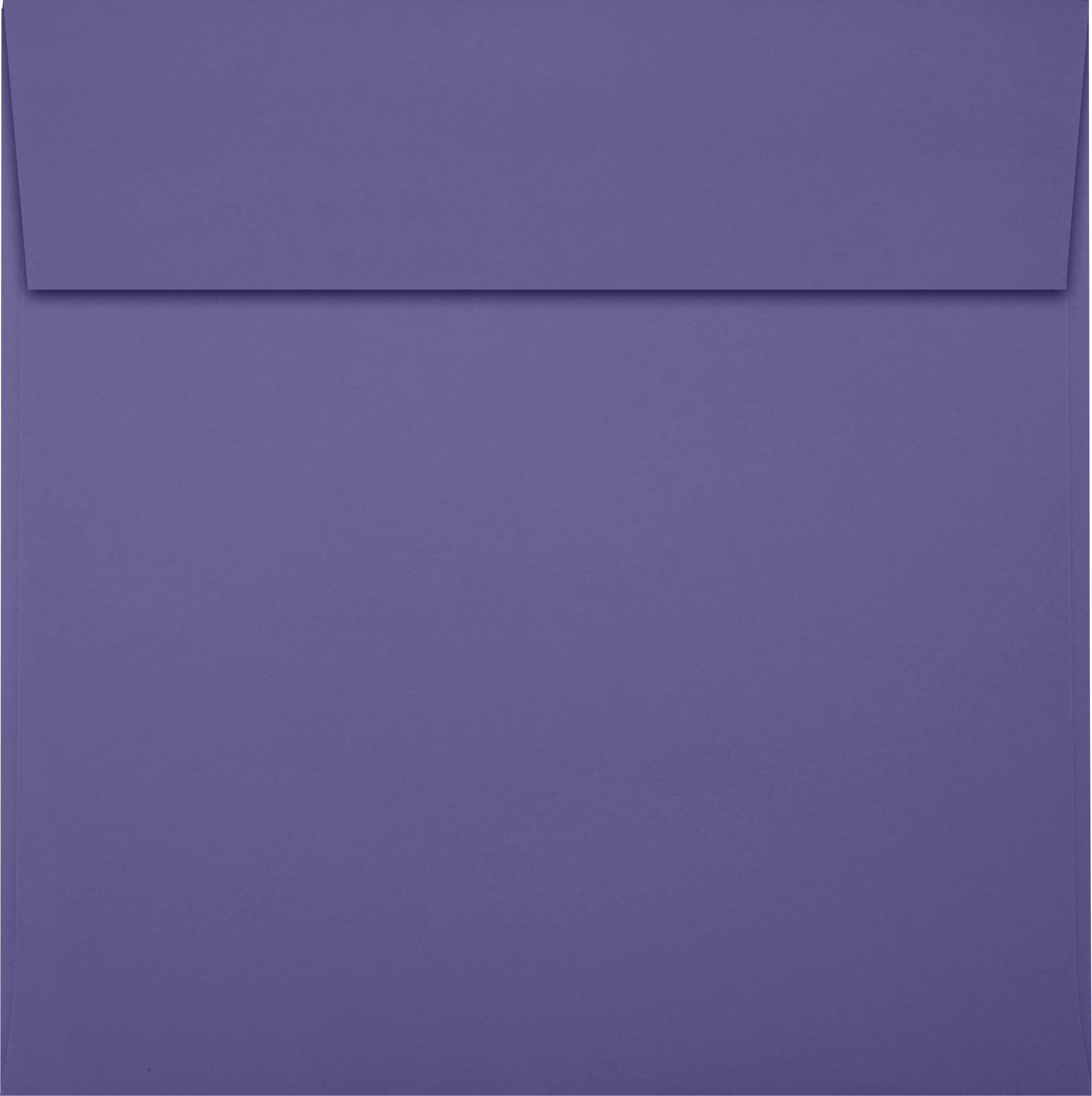 Premium 6x6 Inch Square Invitation Envelopes - Wisteria Purple, 80lb Text Weight, Self-Seal Peel & Press Closure, Pack of 1000 - Perfect for Wedding Invitations, Greeting Cards, Party Favors and Business Correspondence