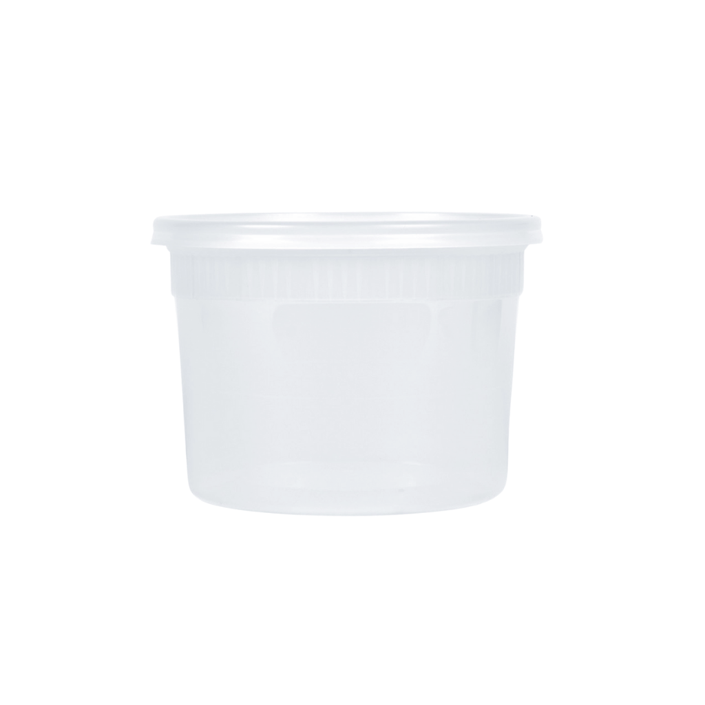 16 oz. Clear Plastic Deli Containers with Lids - 240 Sets | Food Storage Containers for Restaurants, Catering & Meal Prep | BPA-Free, Leak-Proof & Stackable