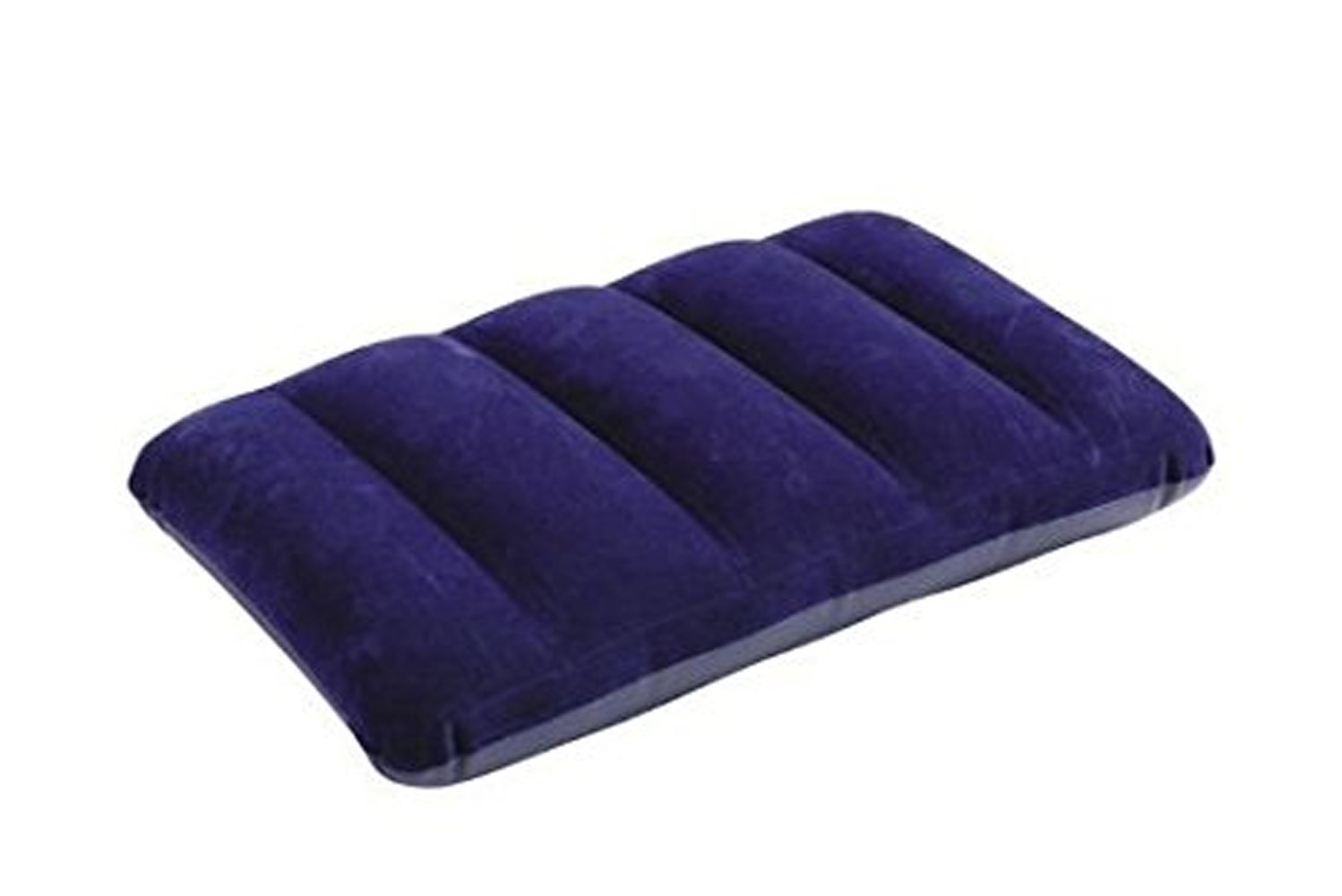 YOGJAT Velvet Yoga Travel Pillow (2 Pack) - Blue - Comfortable & Portable Neck Support for Airplane, Car, Office & Meditation