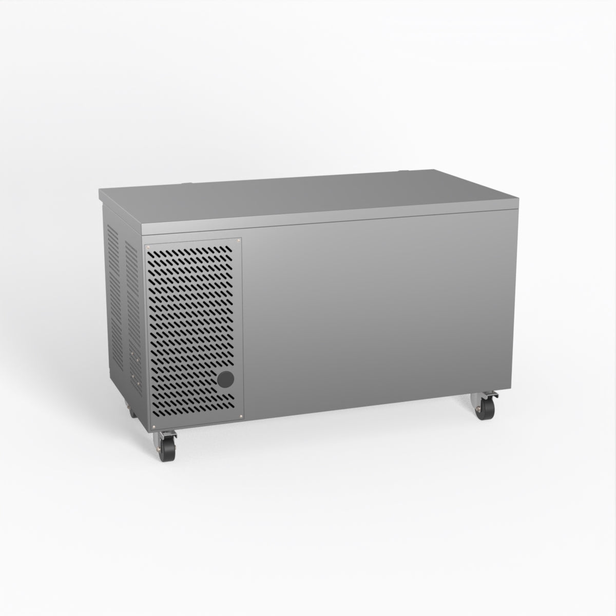 AG 2-Door Commercial Worktop Refrigerator - 700mm Depth Under Counter Fridge for Restaurants, Bars & Kitchens | Energy Efficient Stainless Steel Freezer