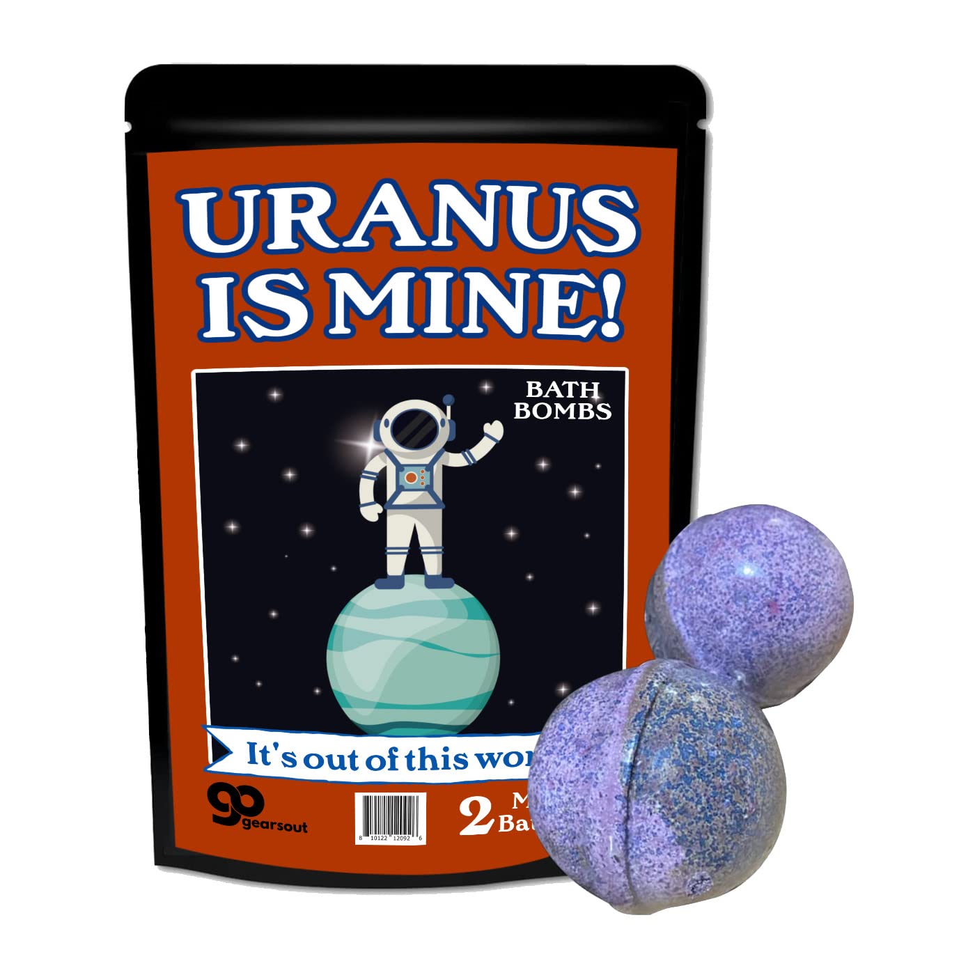 Uranus is Mine Bath Bombs - Funny Gag Gifts for Adults | Christmas Novelty Gift for Santa's Naughty List | Relaxing Bath Bombs for Spa & Gift Giving