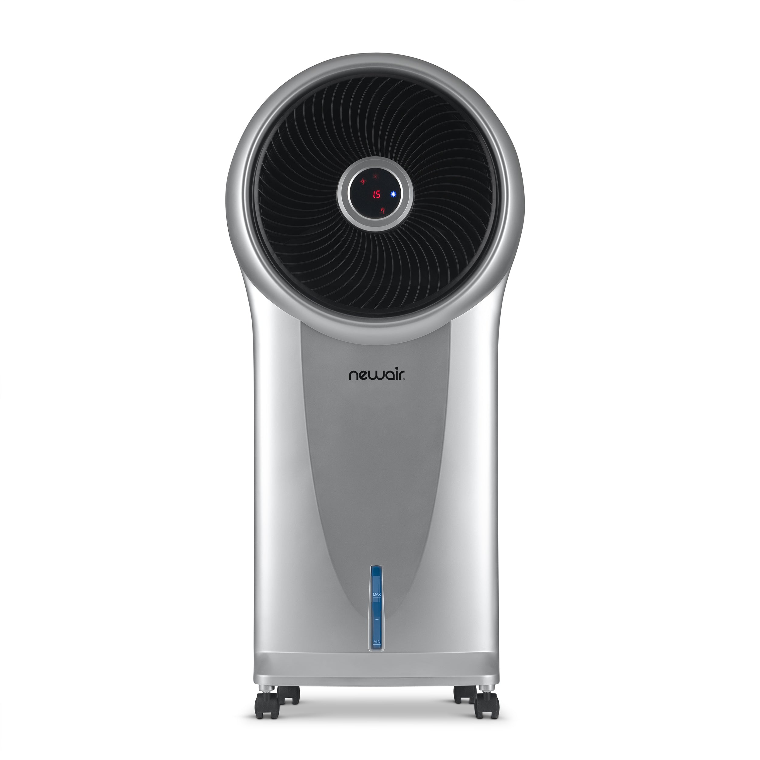 Newair® 470 CFM Evaporative Air Cooler & Portable Cooling Fan - Silver | Indoor & Outdoor Cooling for Home, Office, Patio