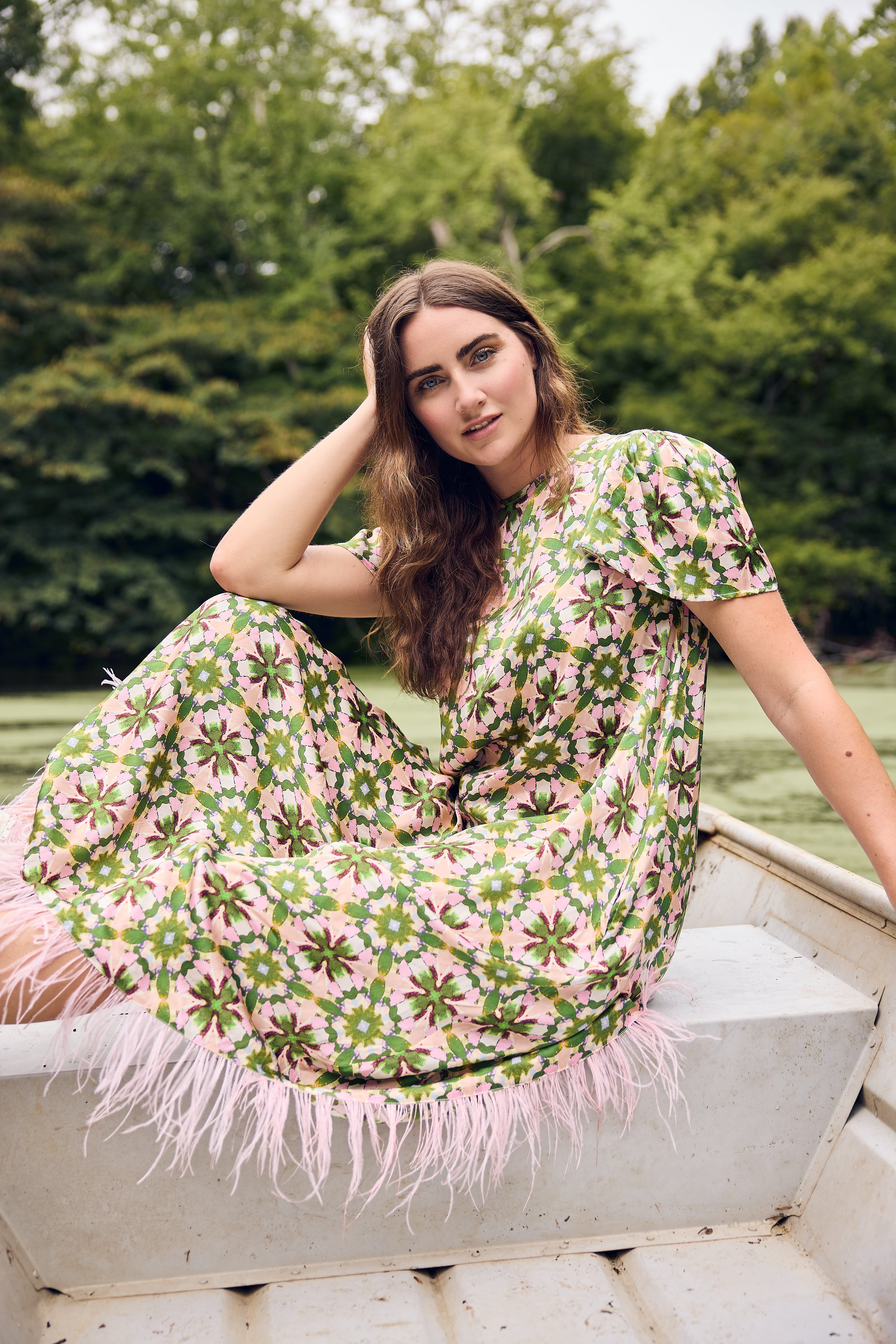 Georgia Dress Sugarplum - Elegant Floral Summer Dress for Women | Perfect for Weddings, Parties & Casual Outings