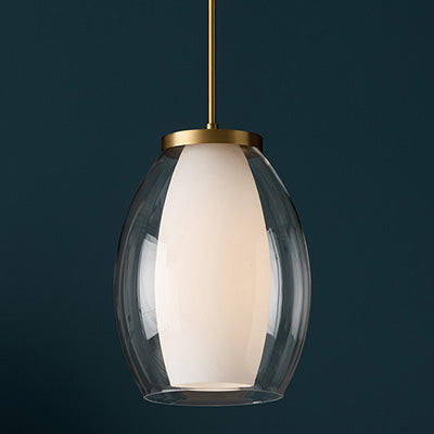 Josslyn Modern 1-Light Pendant Light Fixture - Sleek Hanging Ceiling Lamp for Kitchen Island, Dining Room, or Bedroom Lighting