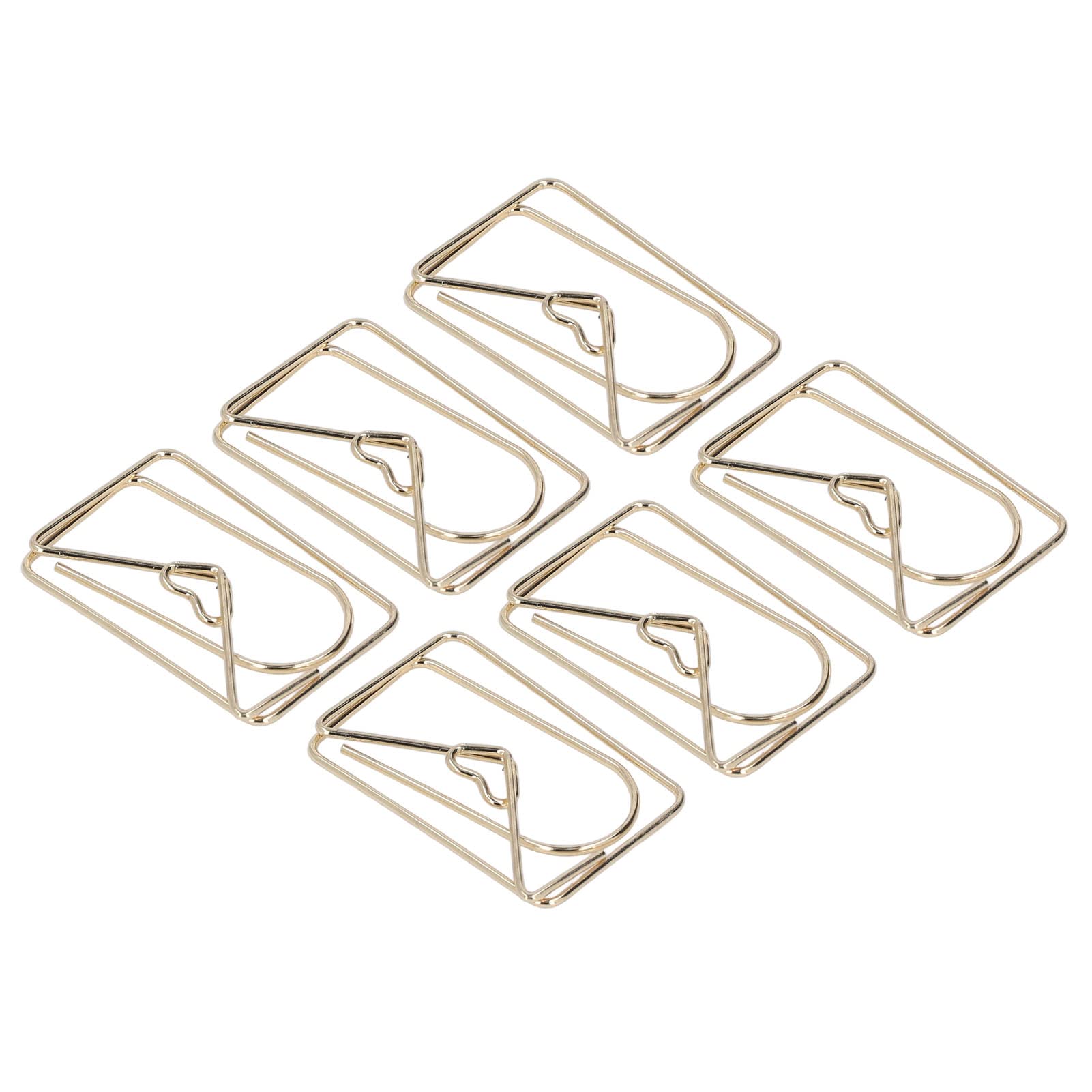 Golden Paper Clips 100 Pack - Anti Rust, Anti Slip, Tear Resistant Electroplated Metal Paper Clips for Office, School, Home & Daily Use - Perfect for Organizing Documents, Notes & Files