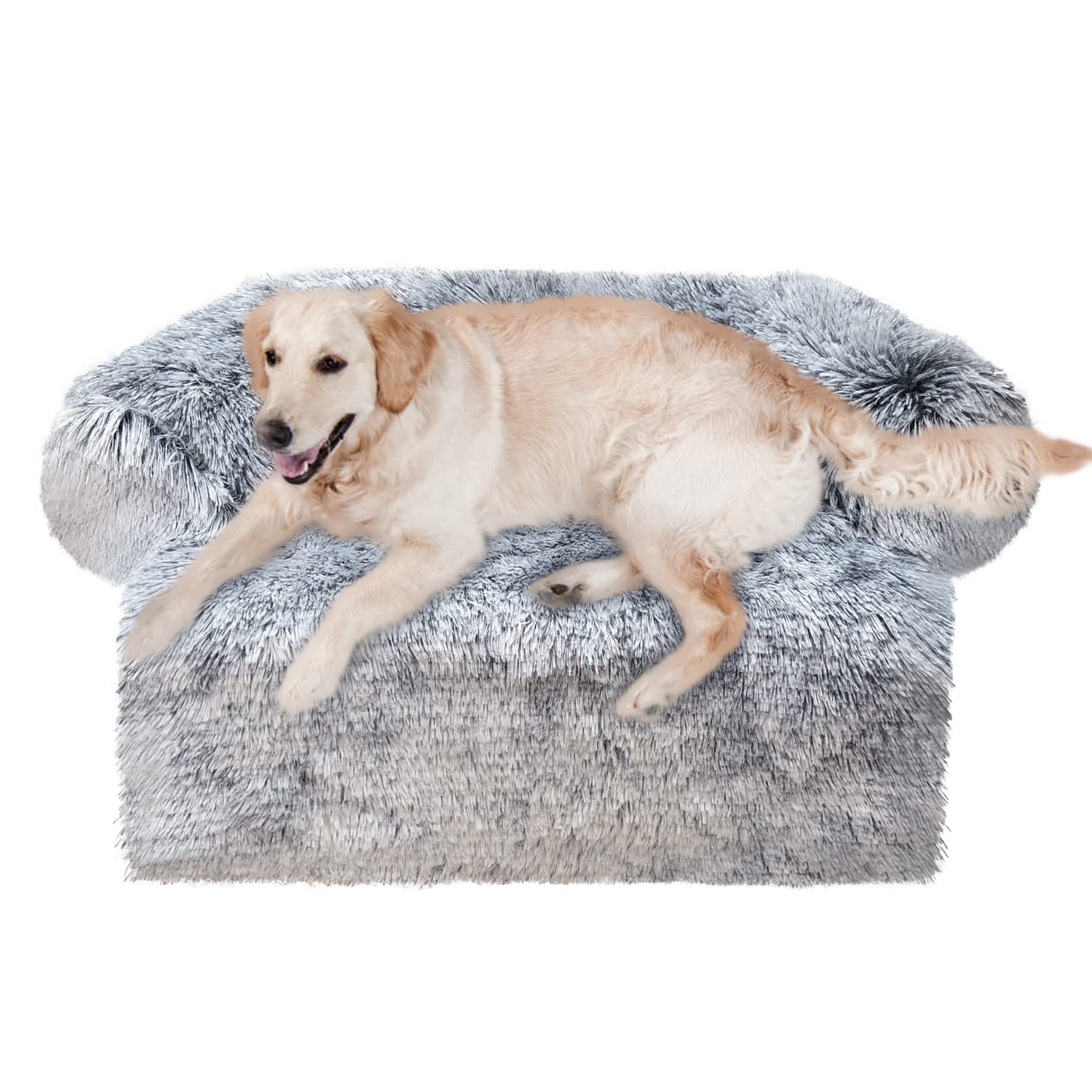 Fluffy Plush Dog & Cat Bed - Washable Pet Mattress for Sofa, Kennel & Home - Soft Comfort for Small to Large Pets - Perfect for Living Room, Bedroom & Travel Use