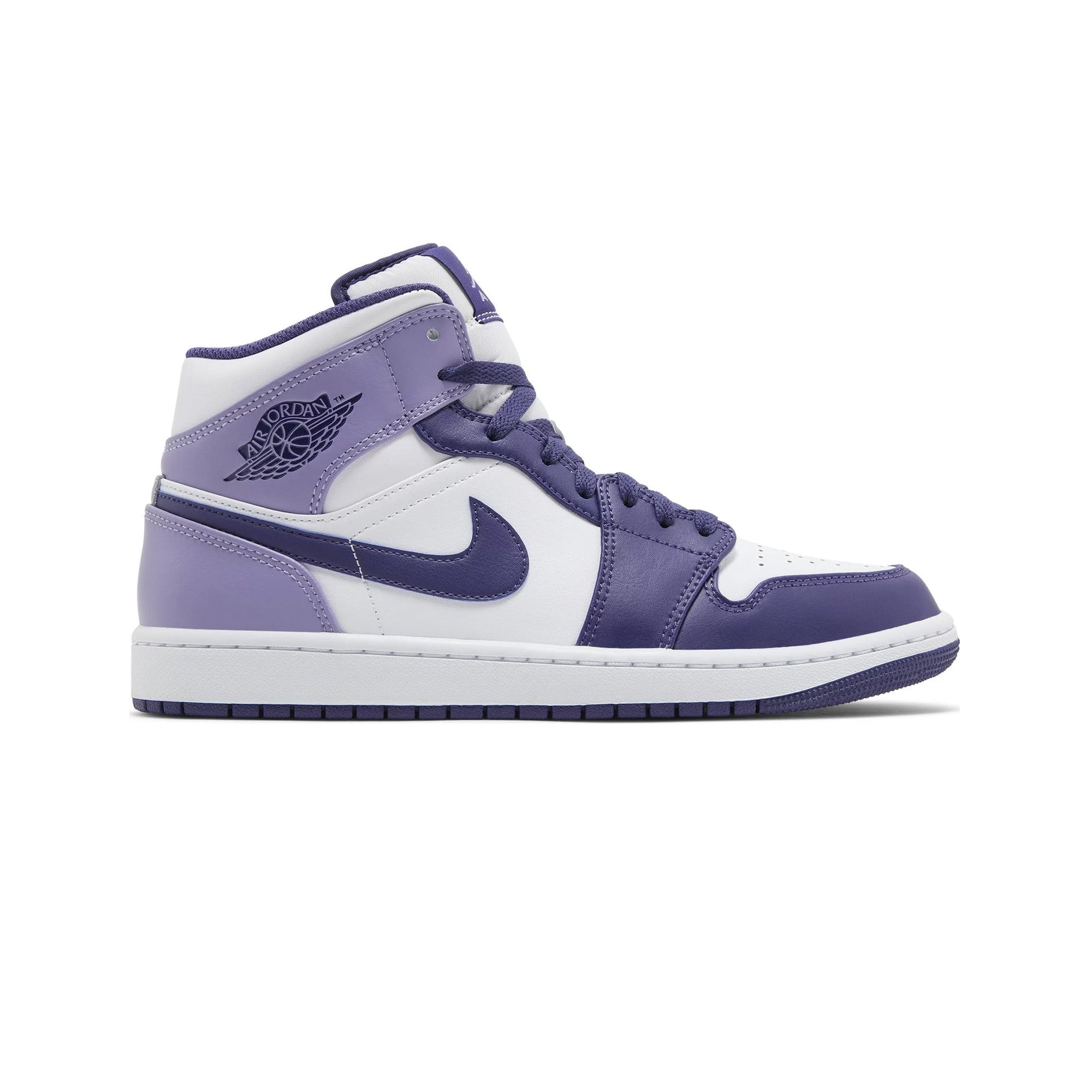Air Jordan 1 Mid 'Blueberry' Basketball Shoes - Men's High-Top Sneakers for Casual Wear & Street Style | Perfect for Basketball, Gym, and Everyday Fashion