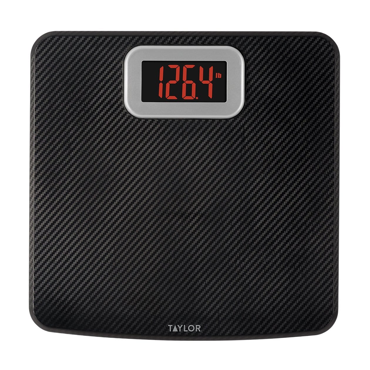 Premium Digital Bathroom Scale with Carbon Fiber Platform - Accurate Weight Tracking for Home Fitness, Health Monitoring & Weight Loss Goals
