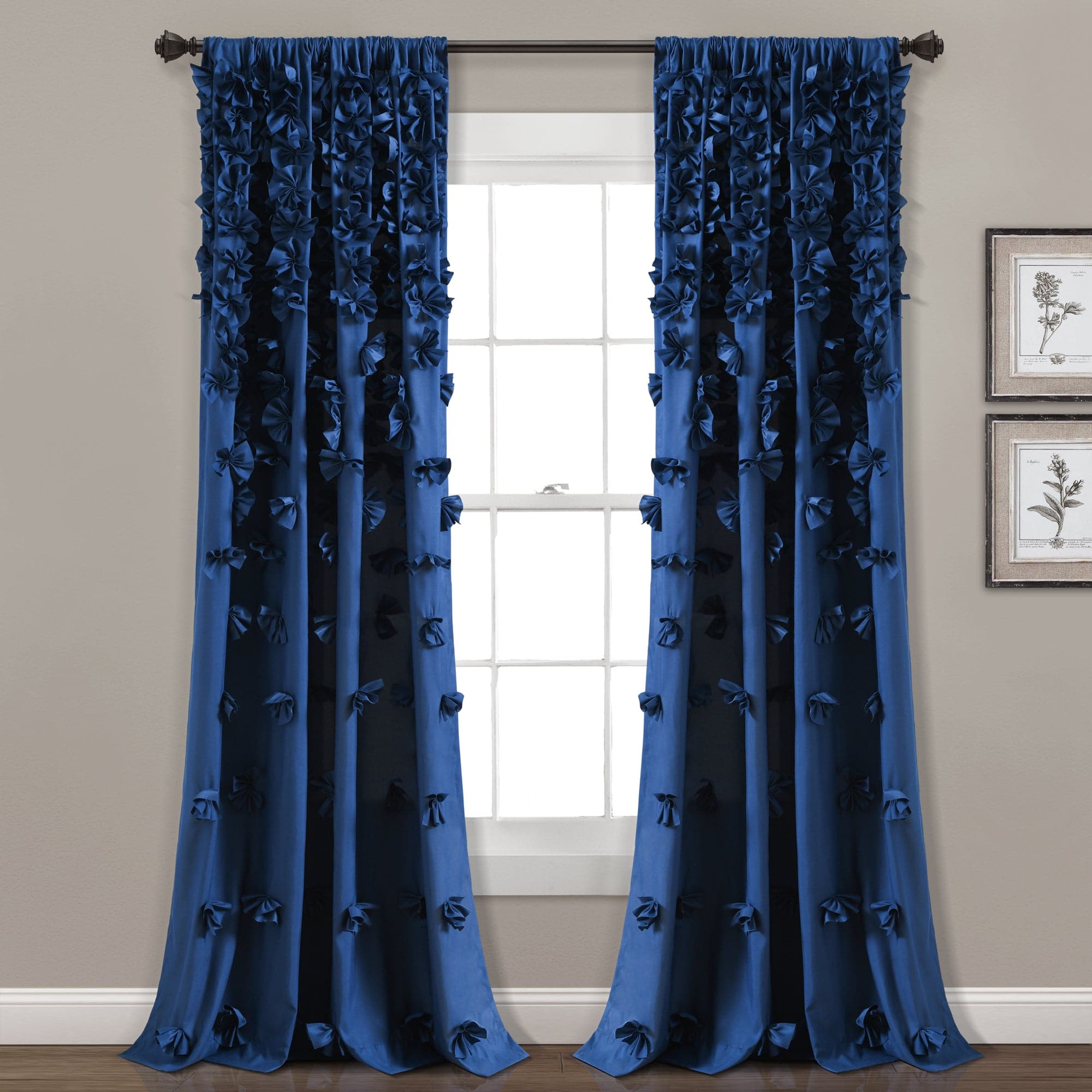 Stylish Riley Window Curtains for Living Room & Bedroom - Blackout & Thermal Insulated Drapes for Home Decor