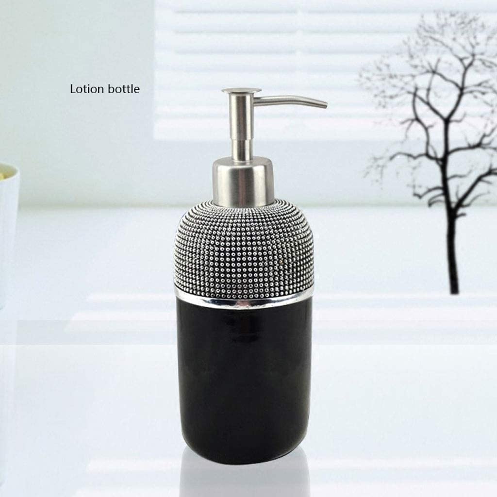 Modern Resin Bathroom Accessories Set - Soap Dispenser, Toothbrush Holder, Gargle Cup & Soap Dish - Stylish Bathroom Decor for Home, Hotel & Spa Use