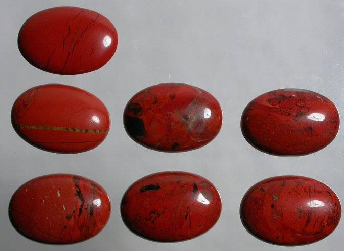 Wholesale Natural Red Jasper Cabochon 6x4mm 18x13mm Oval - Top Quality Calibrated Gemstone for Jewelry Making, Wire Wrapping & Healing Crystals