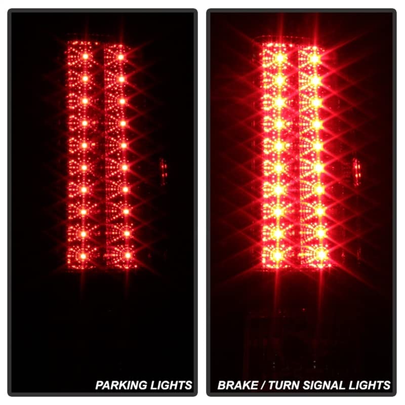 Spyder Auto 5014931 LED Tail Lights Chrome Clear - High-Performance Brake Lights for Cars, Trucks & SUVs
