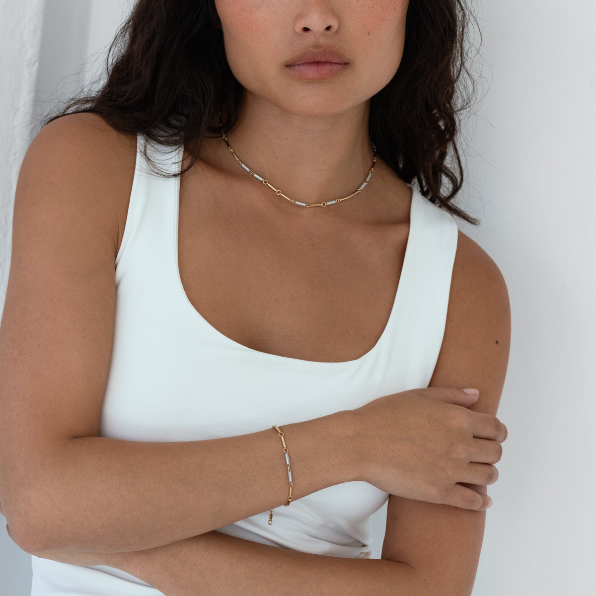 Pavé Sloan Bracelet for Women - Elegant Cubic Zirconia Tennis Bracelet - Perfect for Weddings, Parties & Everyday Wear
