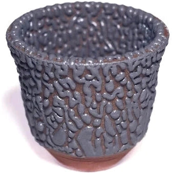 Ritual Glaze Triangle 5 6 Bead Grey - Handmade Ceramic Beads for Jewelry Making, DIY Crafts, and Spiritual Rituals