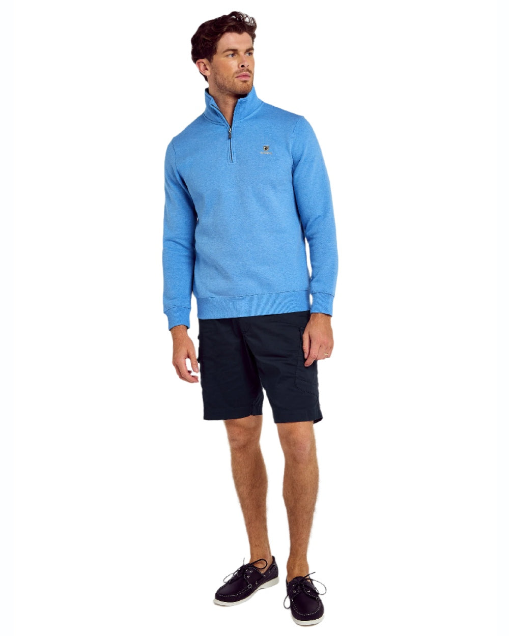 Dubarry Men's Boyce Zip Neck Sweater - Premium Knit Pullover for Casual & Outdoor Wear - Perfect for Fall & Winter Layering