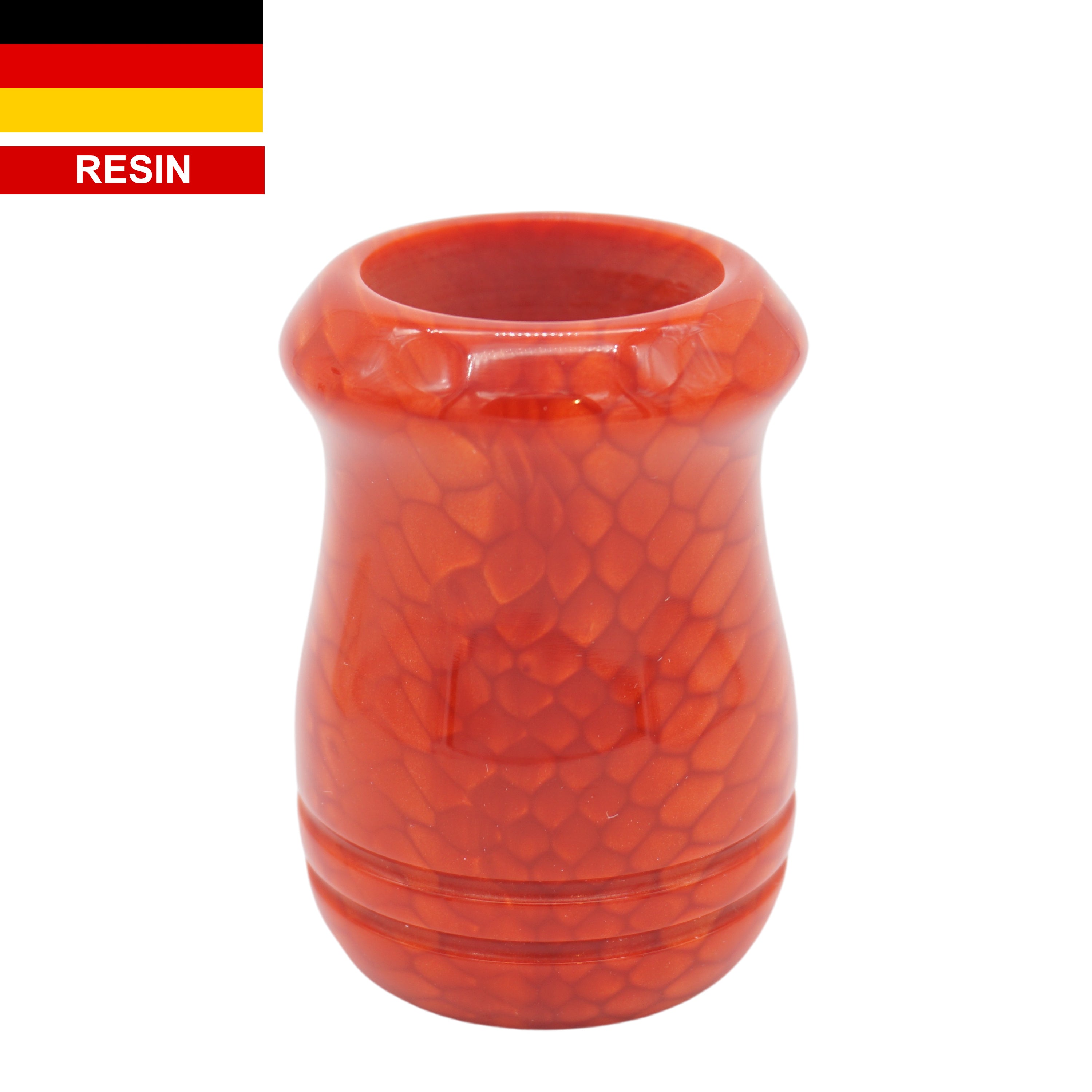 Premium Red Snakeskin Handcrafted Shaving Brush Handle - Fits 24mm & 26mm Knots - Perfect for Wet Shaving & Grooming Gifts