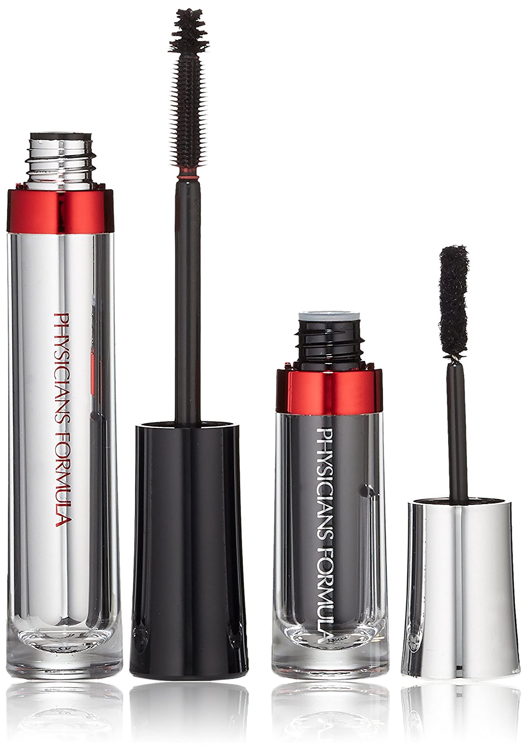 Physicians Formula Eye Booster Volumizing & Lengthening Mascara - Instant Doll Lash Extension Kit in Ultra Black | Hypoallergenic, Dermatologist & Clinically Tested | Cruelty-Free Vegan Mascara for Sensitive Eyes | Perfect for Daily Wear, Special Occasions & Lash Extensions
