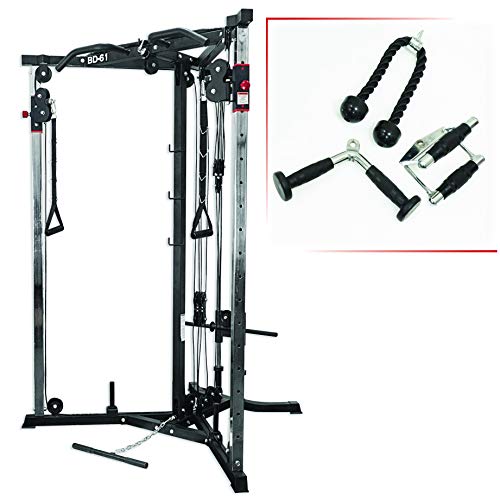 Cable Crossover Machine with Attachments Bundle