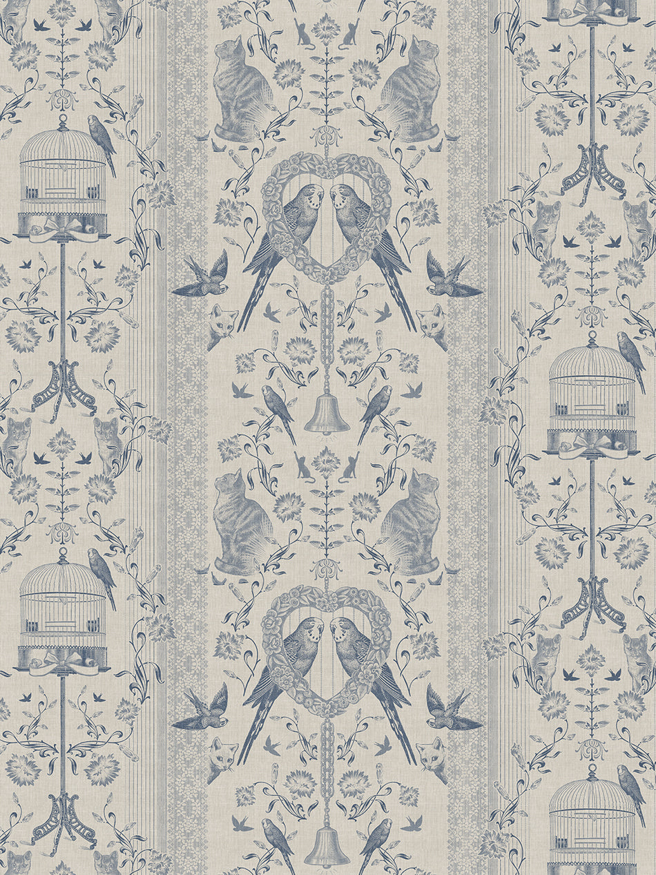Bye Bye Birdie! Peel and Stick Wallpaper Sample - Self-Adhesive Removable Wallpaper for Bedroom, Nursery, Living Room Decor