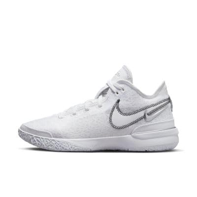 White Silver Metallic Black