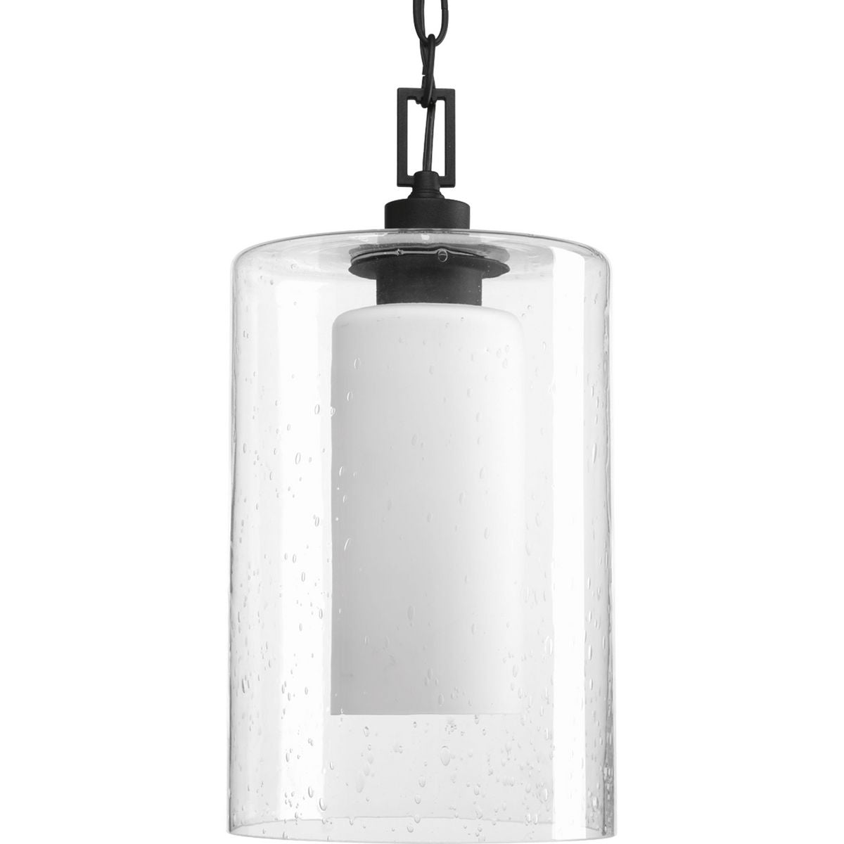 Compel Collection Modern One Light Hanging Lantern - Vintage Industrial Pendant Light Fixture for Dining Room, Kitchen Island, or Entryway Lighting