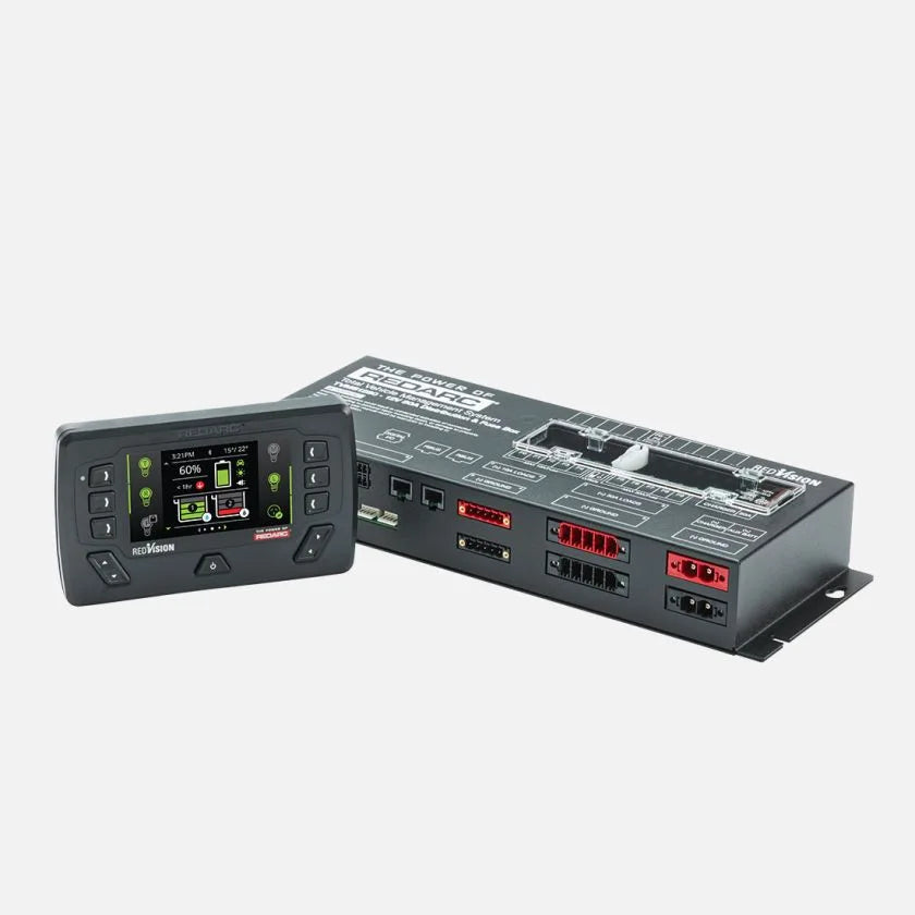 REDARC TVMS Prime RedVision System - Advanced 4WD Vehicle Monitoring & Management for Off-Road Adventures, Camping & Overlanding