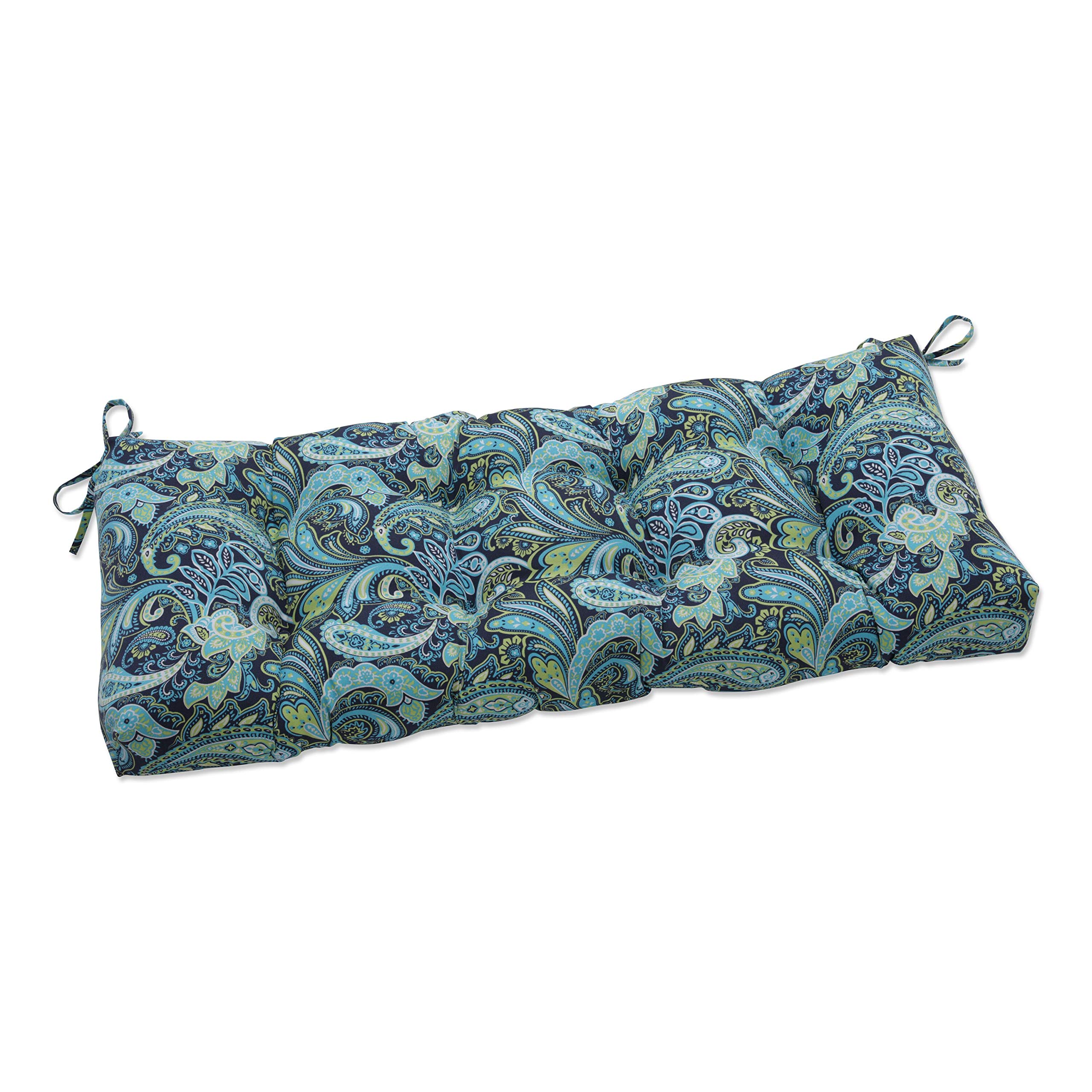 Pillow Perfect Paisley Indoor/Outdoor Sofa Settee Bench Swing Cushion - 18