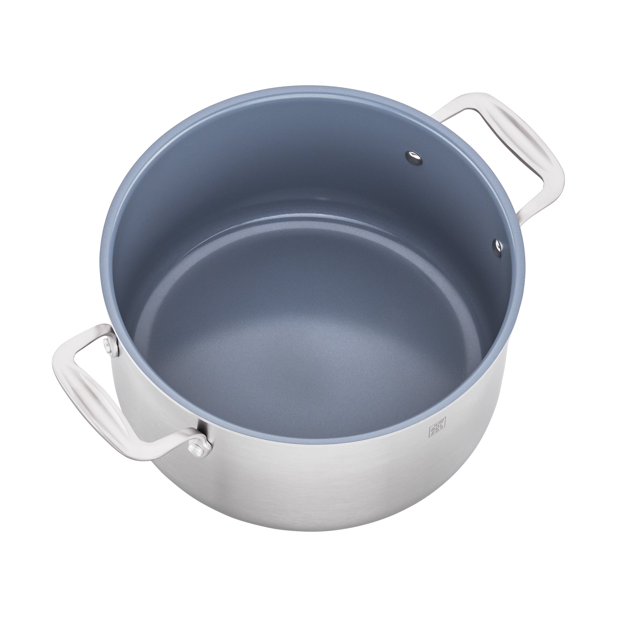 ZWILLING Spirit Ceramic Nonstick 6-Quart Dutch Oven with Stainless Steel Lid - Perfect for Braising, Stewing & Baking - Oven & Stovetop Safe Cookware for Home Chefs