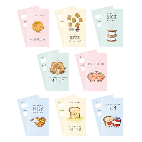 Punny Food Mini Cards - 24 Cards