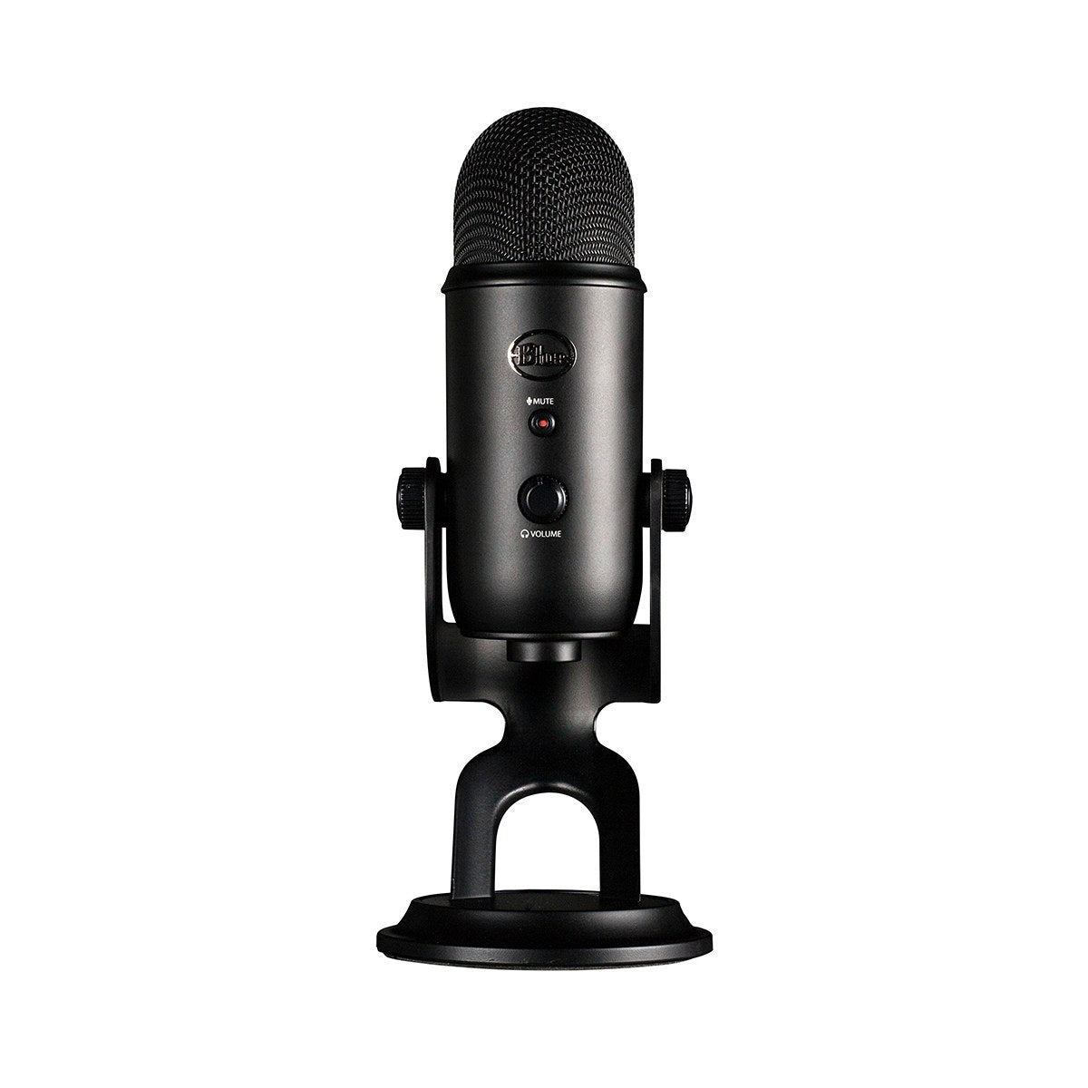 Blue Yeti USB Microphone - Professional 3-Capsule Condenser Mic for Streaming, Podcasting & Recording (Blackout) - Perfect for Home Studio, Gaming & Voiceovers