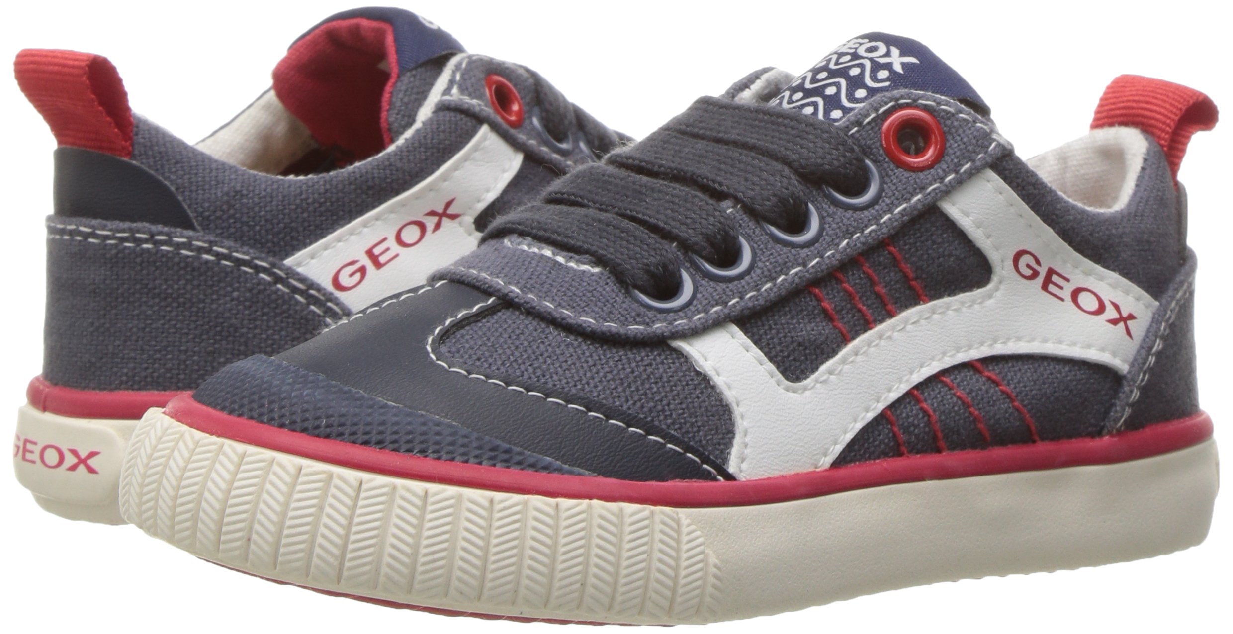 Geox Boys Kiwi Slip On Shoes - Breathable & Comfortable Kids Sneakers for School, Play & Everyday Wear