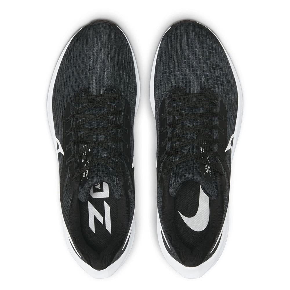 Nike Men's Air Zoom Pegasus 39 Running Shoes - Black/White-Black - Size 6 | Lightweight Cushioned Sneakers for Jogging, Training & Everyday Wear