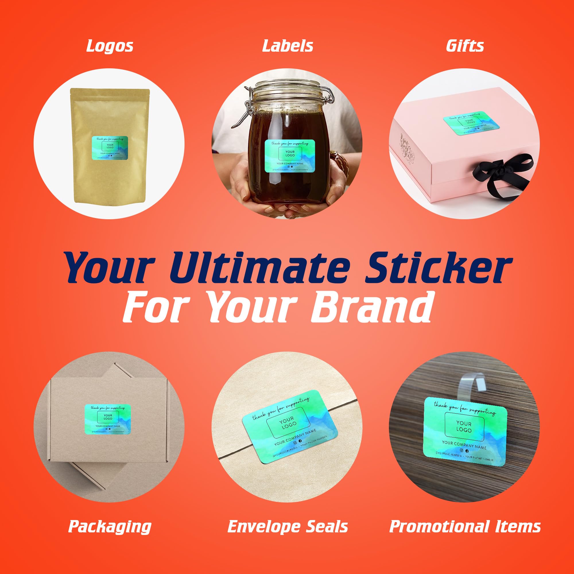 Premium Waterproof Vinyl Stickers - Customizable, Durable & Weatherproof Decals for Laptops, Cars, Water Bottles & DIY Crafts - Perfect for Personalization, Home Decor & Gifts