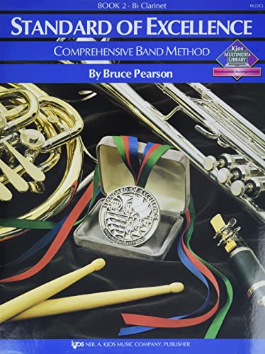 Standard of Excellence Book 2 for Clarinet - Comprehensive Band Method Music Book | Perfect for Clarinet Students, Teachers & Band Practice