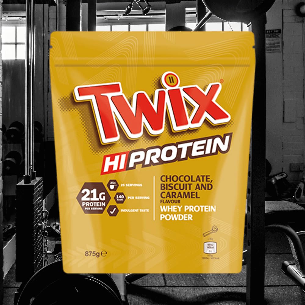 Mars Protein Twix Protein Powder - 875g | High Protein Shake Mix for Muscle Recovery & Weight Loss | Perfect for Post-Workout, Breakfast & Healthy Snacks