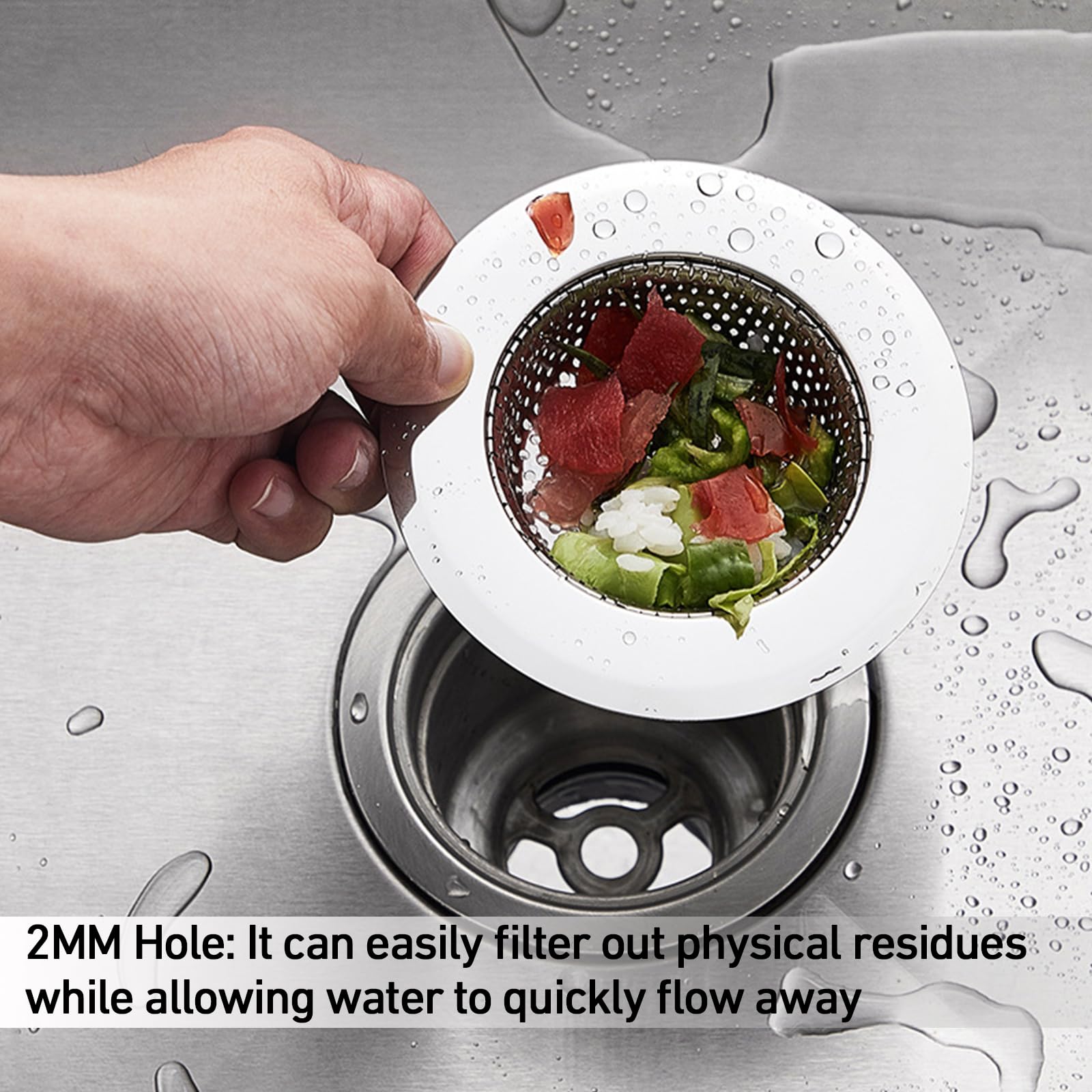 4-Piece Kitchen Sink Drain Strainer Set - 3.37