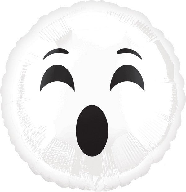 45cm Standard Emoticon Ghost Balloon - Halloween Party Decorations, Spooky Decoration for Home, Party, and Outdoor Events