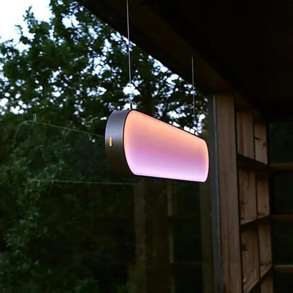 Modern Round LED Pendant Light Fixture - Dimmable Hanging Ceiling Lamp for Kitchen Island, Dining Room & Bedroom Lighting