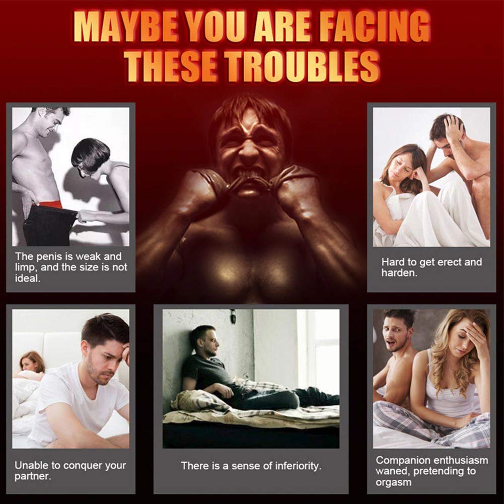 **Men's Sexual Enhancement Massage Oil - Erection Cream for Penis Growth, Longer & Thicker, Energy Boost, Performance & Strength, Delay Care Essential Oil (Cream) - Perfect for Couples' Intimacy & Sensual Massage**