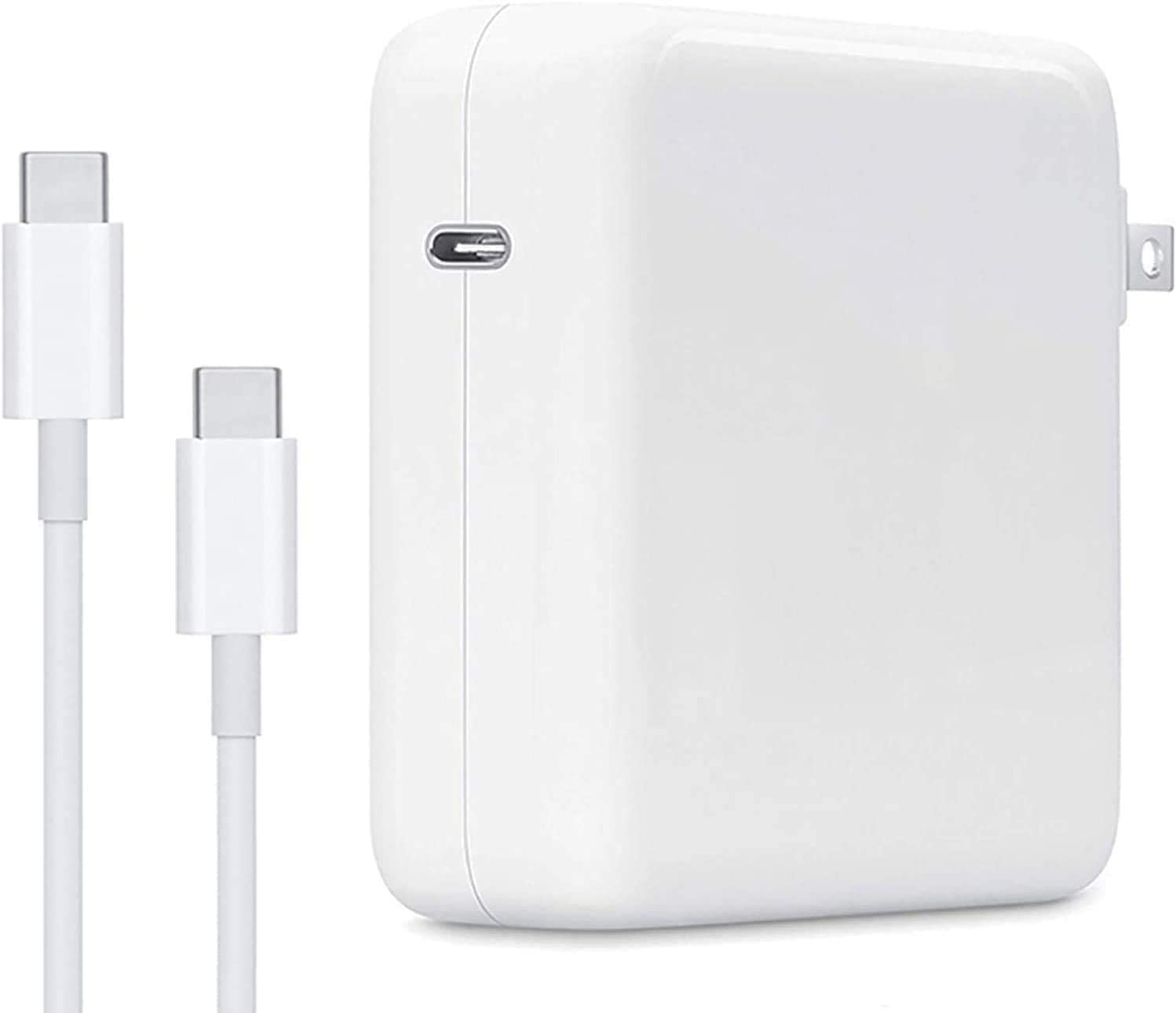 96W USB C Charger for MacBook Pro/Air 16/15/14/13 Inch & iPad Pro - Fast Power Adapter with USB C to C Cable - Compatible with All USB C Devices - Perfect for Travel, Office & Home Use