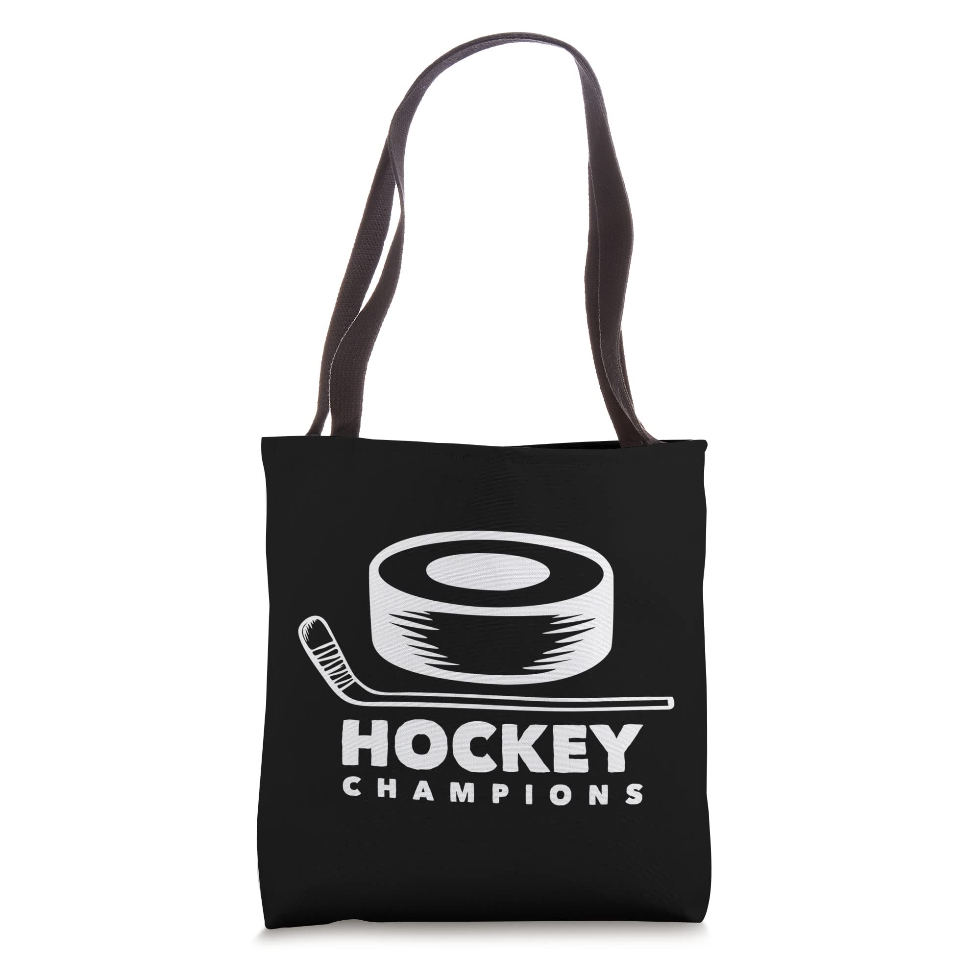 Hockey Champions Tote Bag - Durable Reusable Shopping Bag for Sports Fans - Perfect for Games, Gym & Daily Use